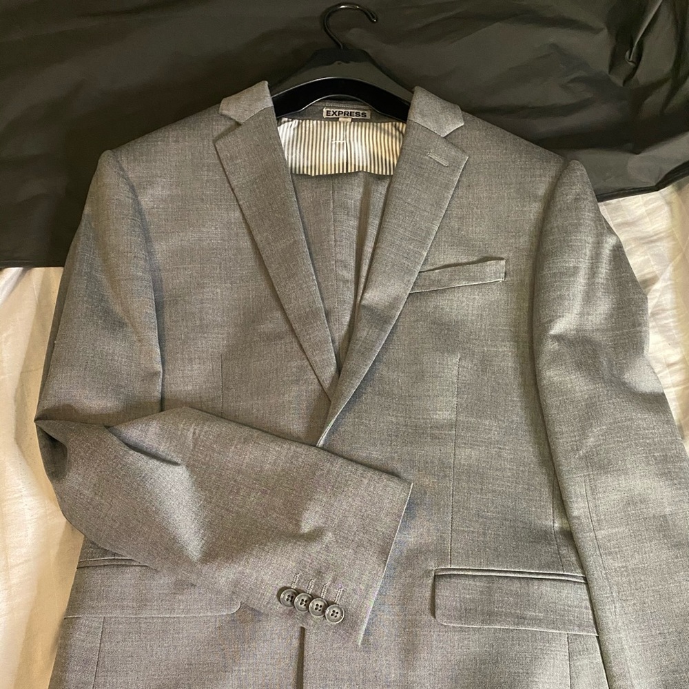 PANTS & BLAZER‼️👀Express Gray suit 🤭🔥🛒